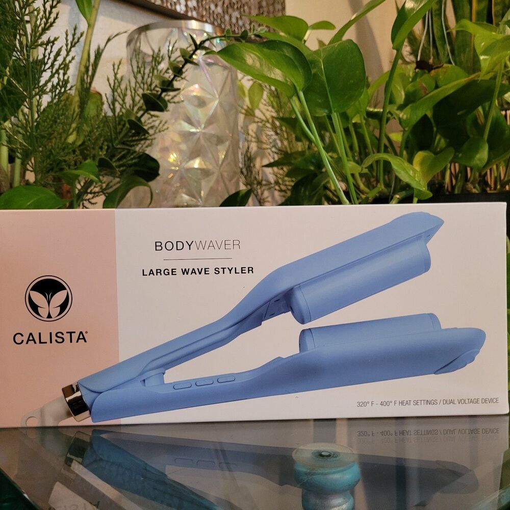 Calista Bodywaver Body Waver Styler Iron LARGE Beach Wave Blue Hot Tool Curler
